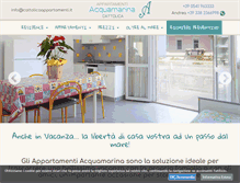 Tablet Screenshot of cattolicaappartamenti.it